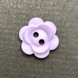 2 Hole Matt Flower Button 15mm