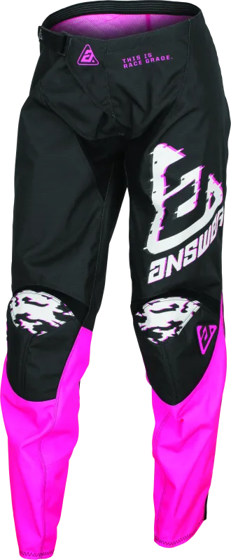 Answer 23.5 Syncron Meltdown Pant Black/Magenta/Grey Womens Size - 6 Regular