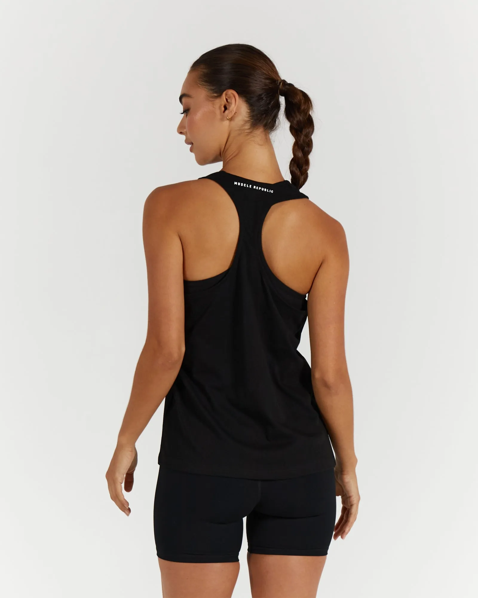 BASE RACER SINGLET - BLACK