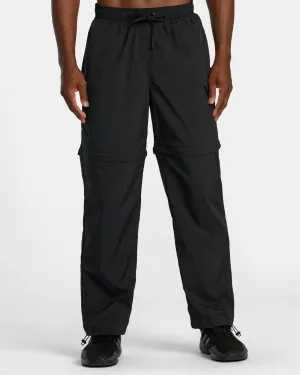 Big Lounger Zip Off Joggers - Black