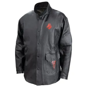 Black Stallion BSX Contoured Grain Pigskin Welding Jacket - JL2035-BK