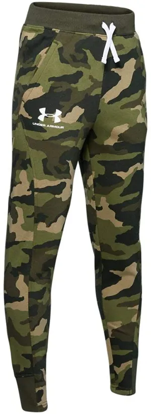 Boys' UA Rival Printed Camo Joggers 1350755-331