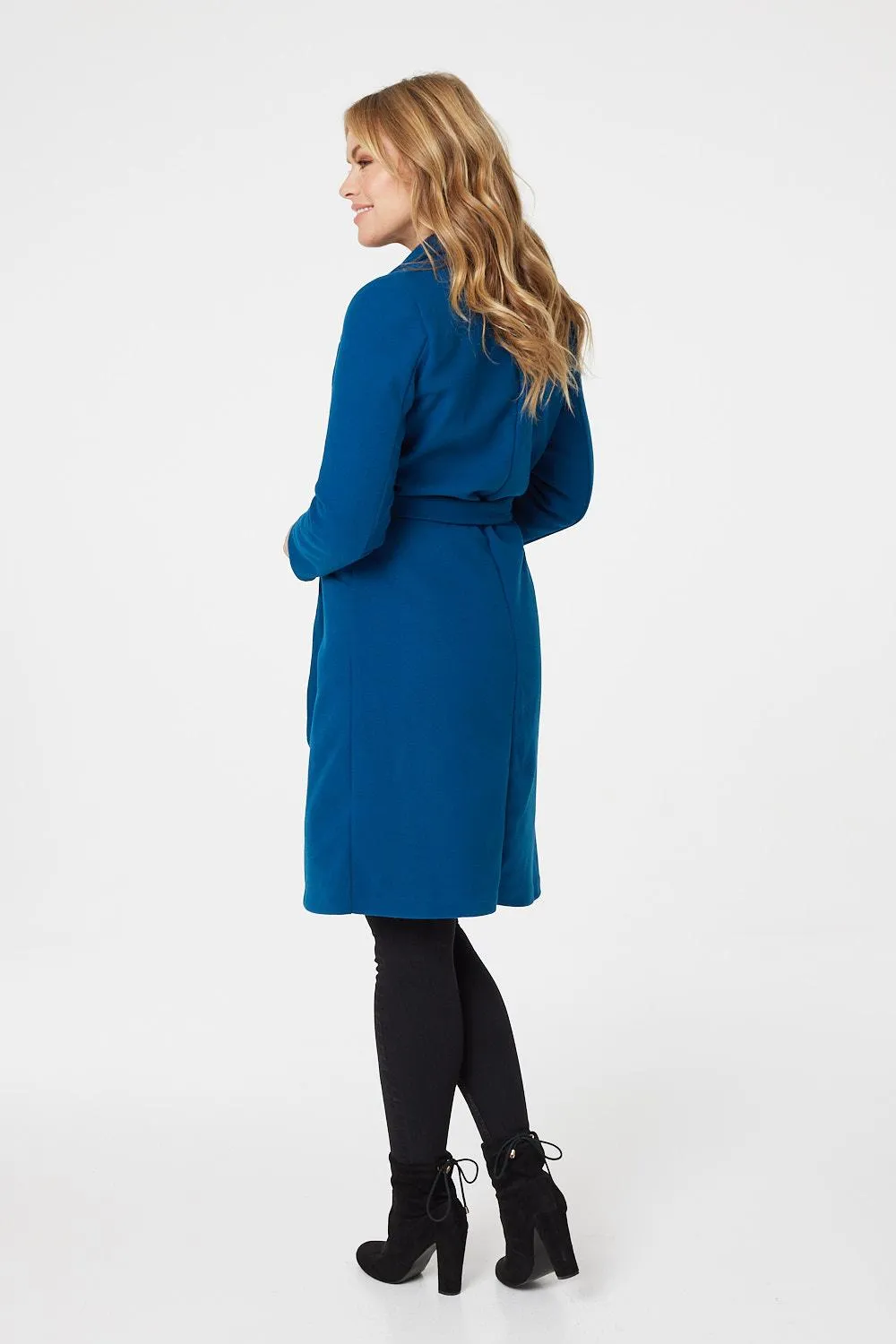 Button Front Tailored Coat