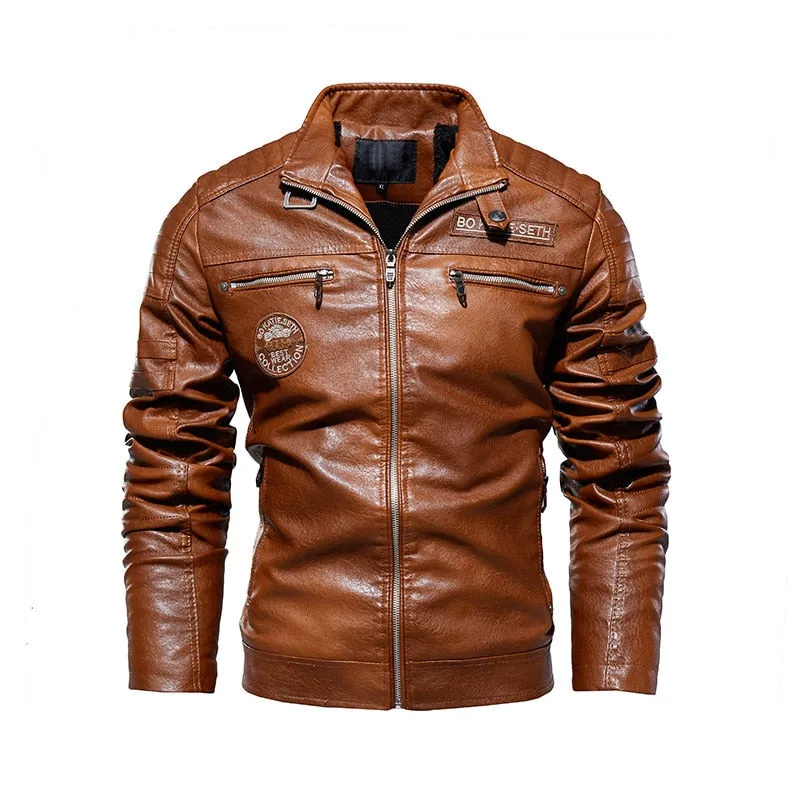 Classic Men's Leather Jacket