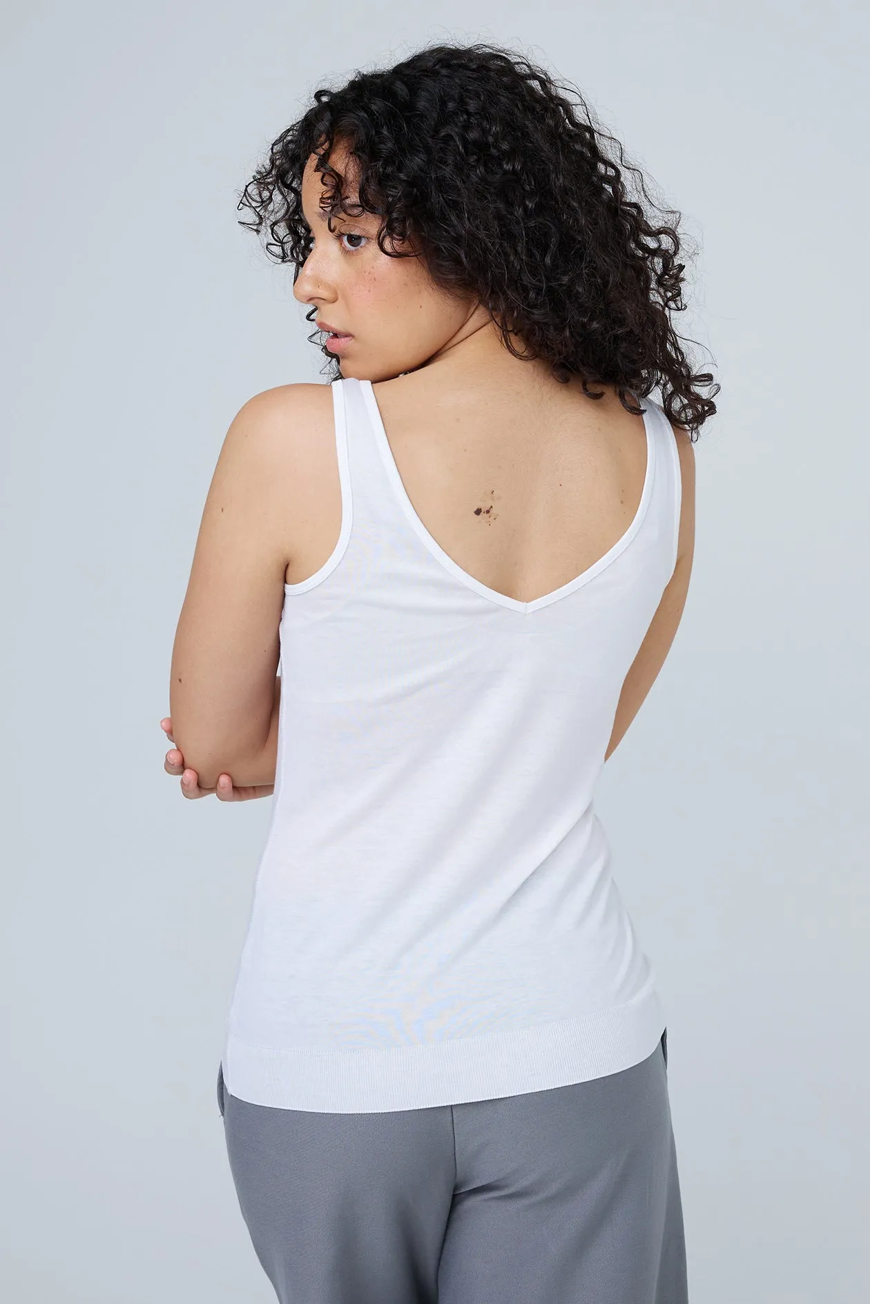 Coco V-Neck Reversible Lightweight Tank Top