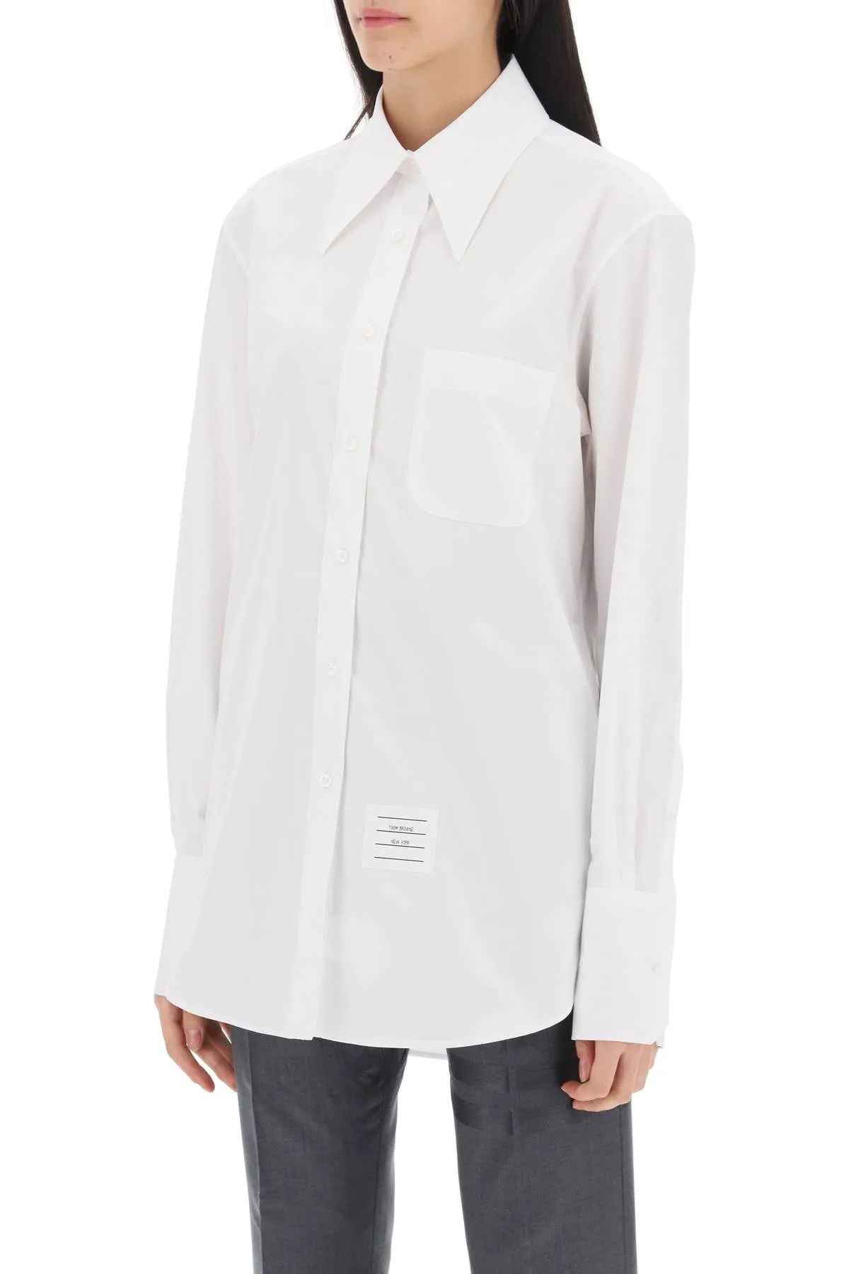 easy fit poplin shirt