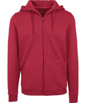 Heavy zip hoodie | Burgundy