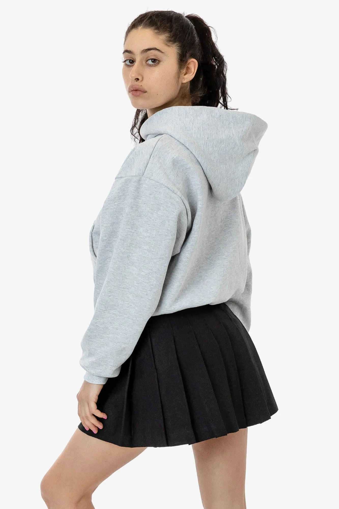 HF-19 - Heavy Fleece Cropped Hoodie