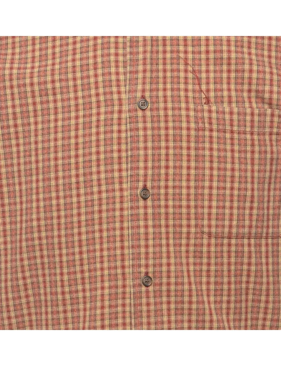 Izod Checked Shirt - M