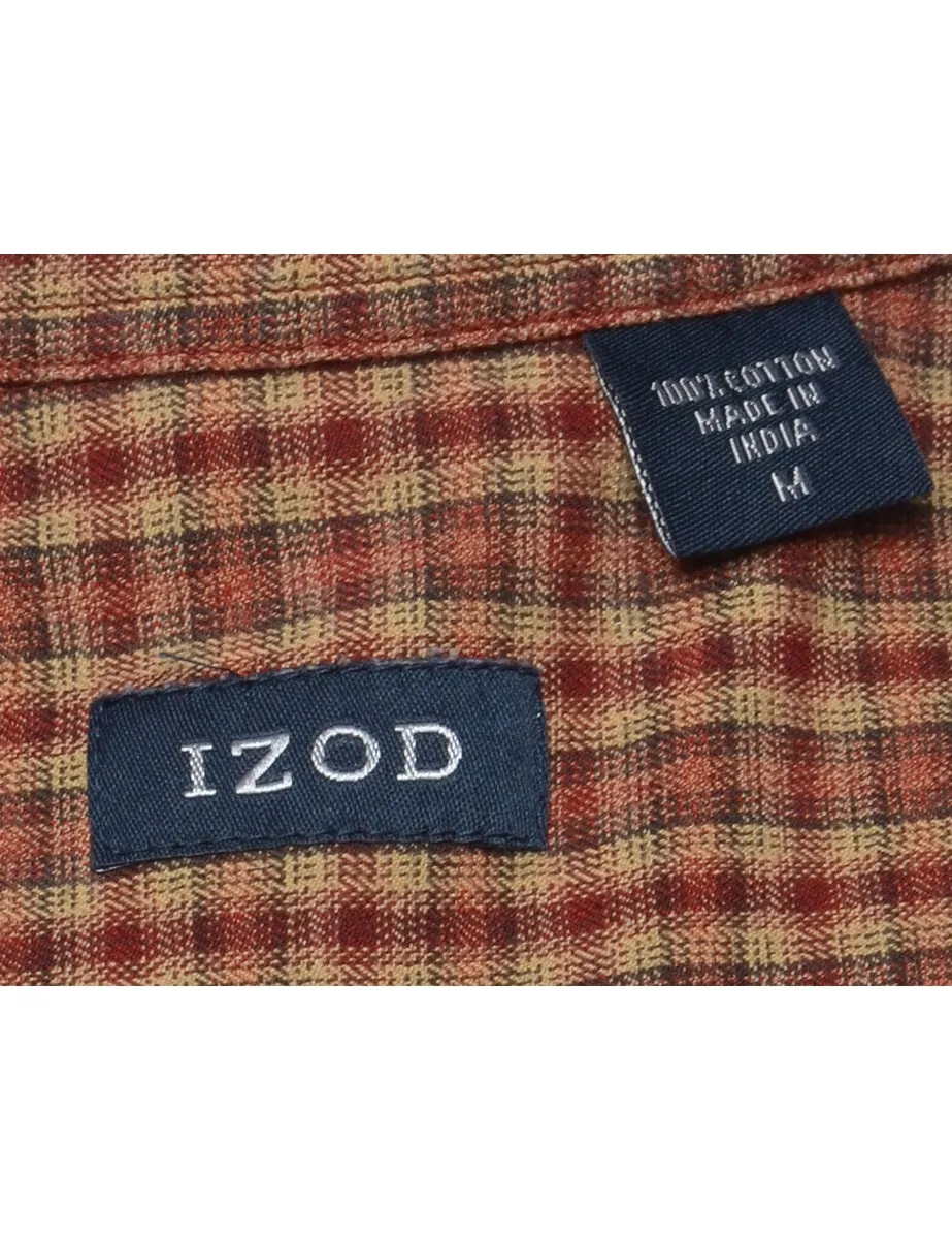 Izod Checked Shirt - M