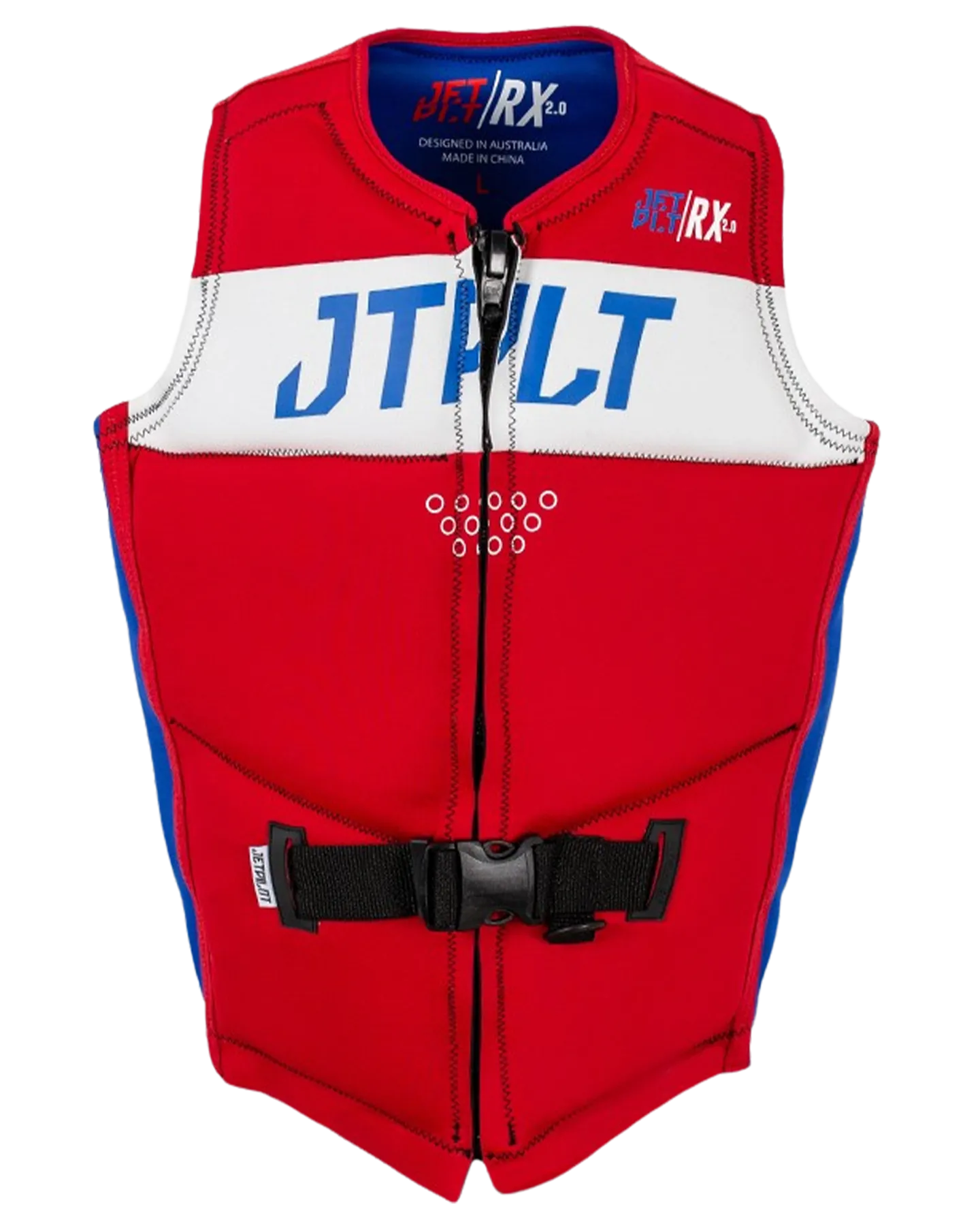 Jetpilot RX Mens Vest - Red/White/Blue - 2022