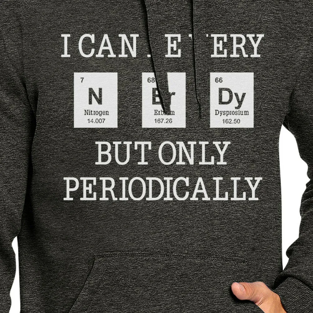 Nerdy Periodically Dark Grey Hoodie