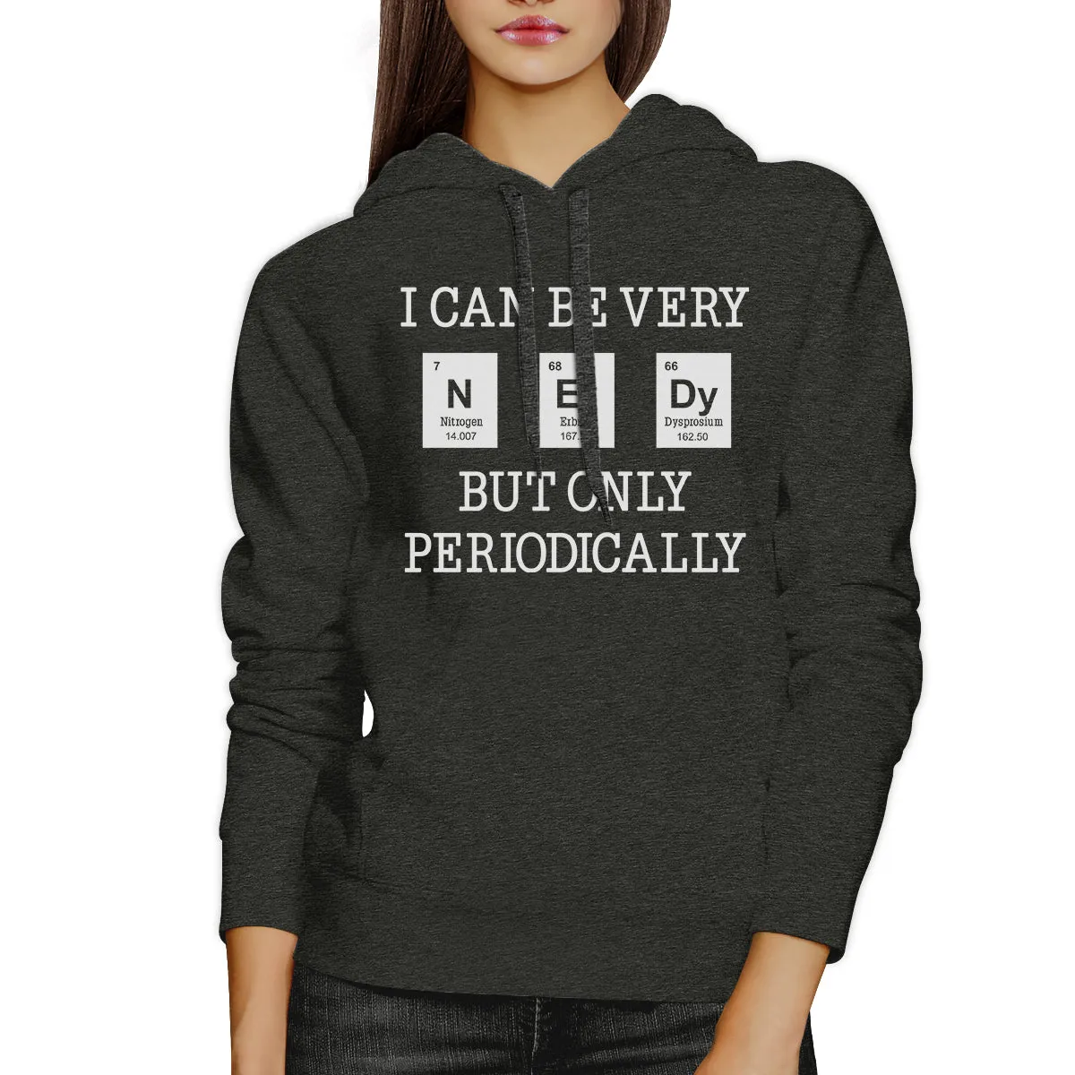 Nerdy Periodically Dark Grey Hoodie