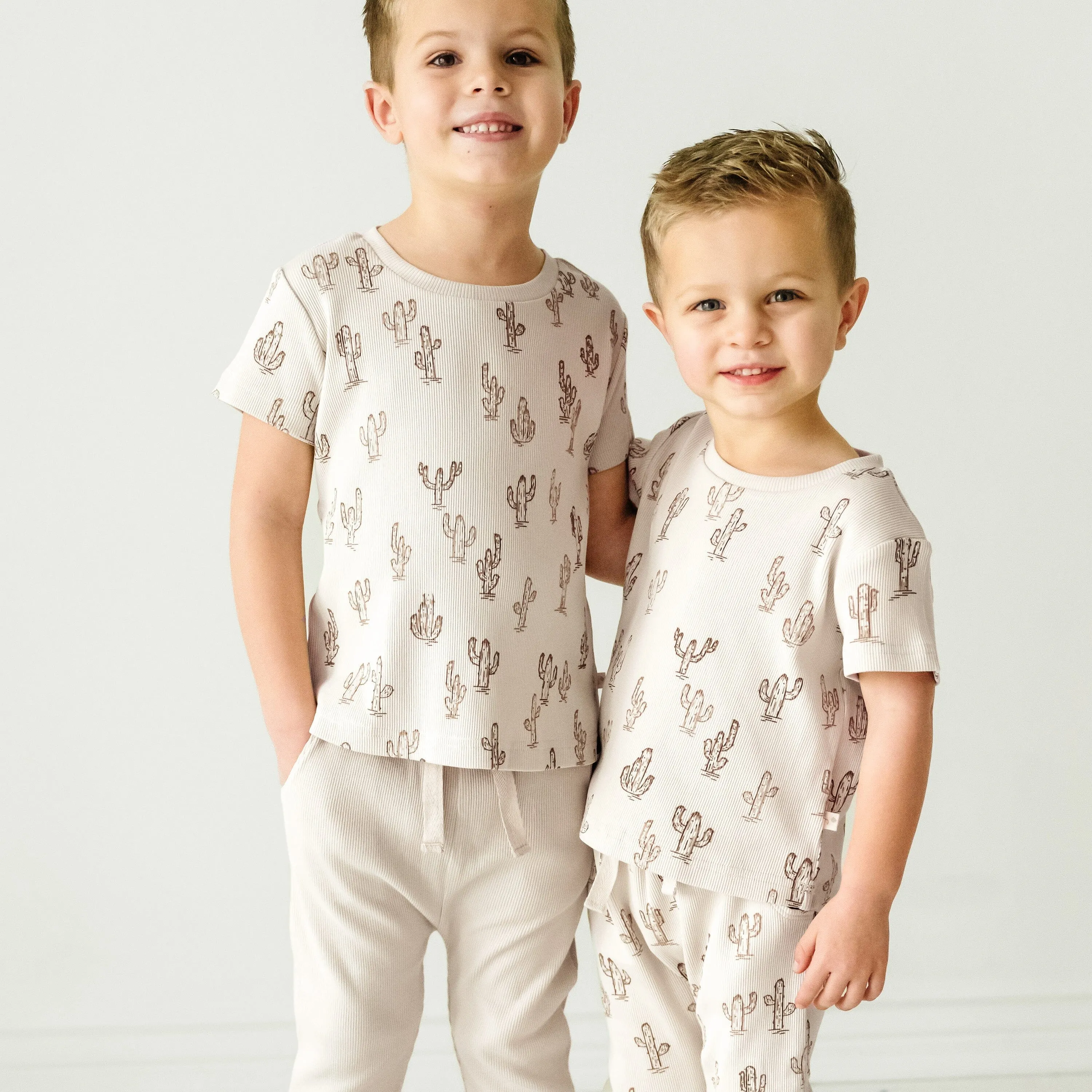 Organic Toddler T-shirt & Pant Set | Cactus