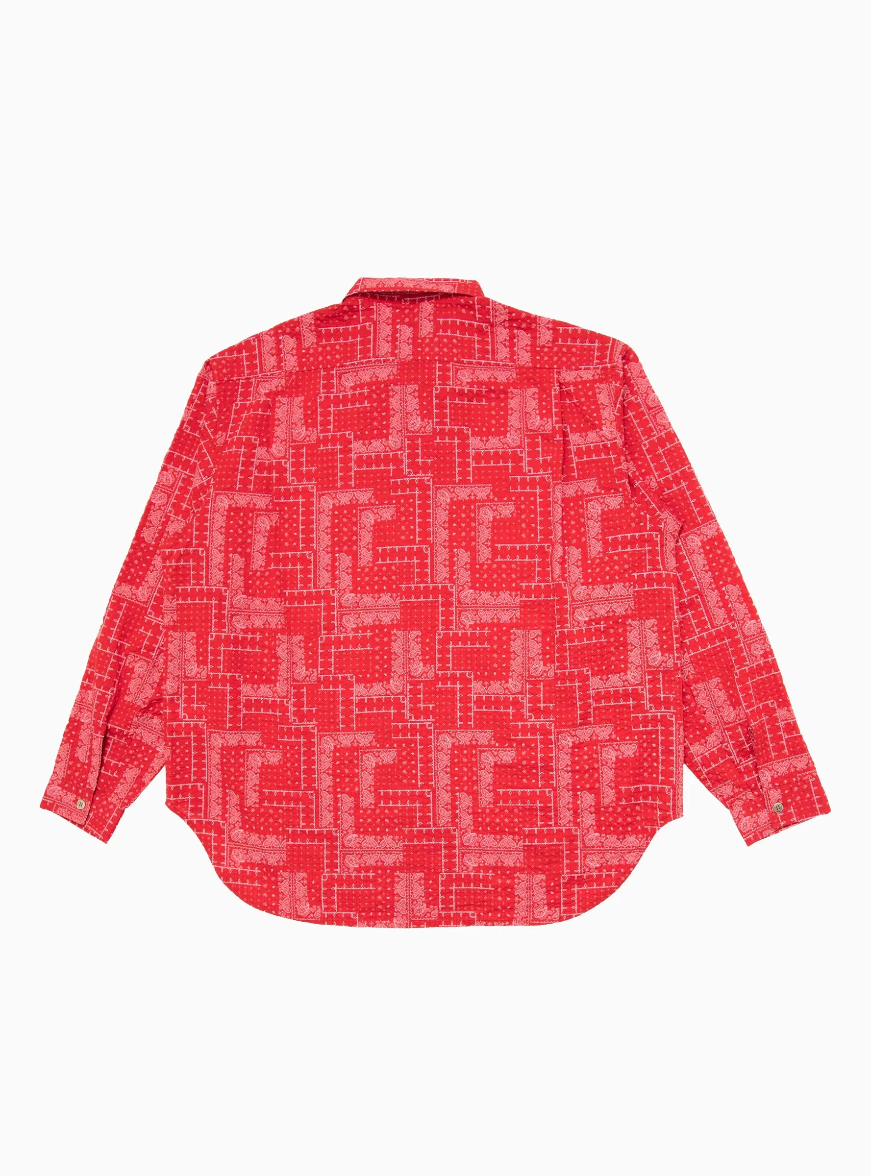 Paisley Easy Shirt Red