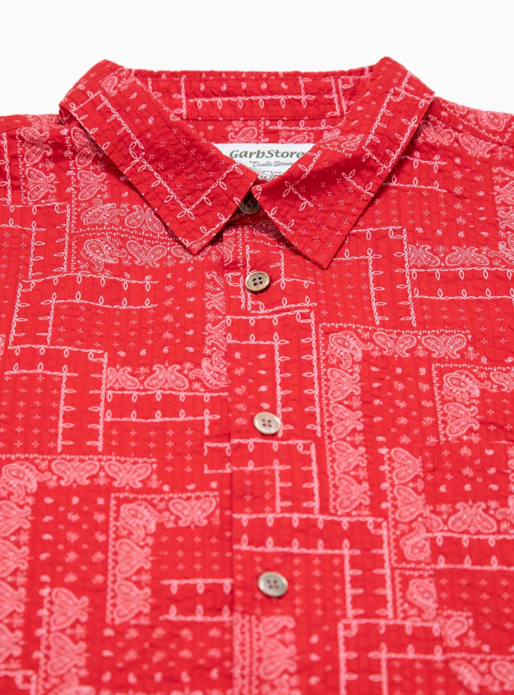 Paisley Easy Shirt Red