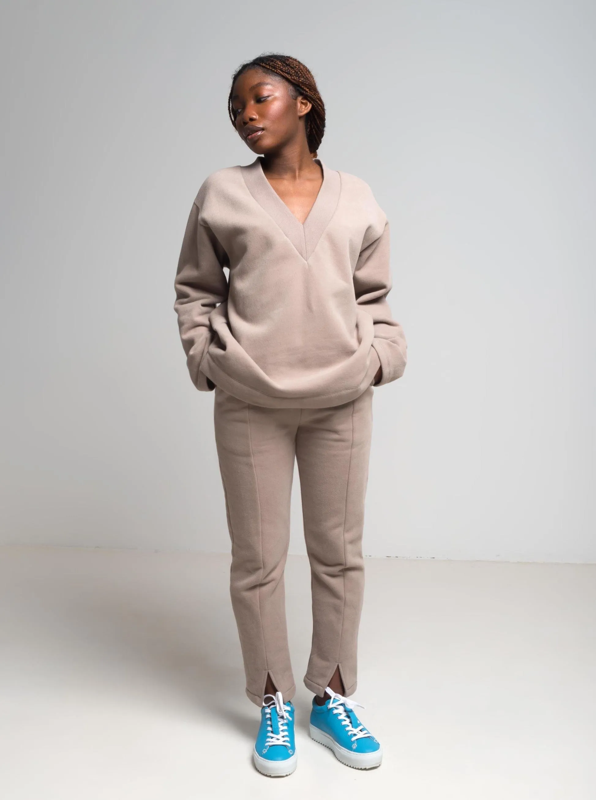 PATZZI taupe sweatpant