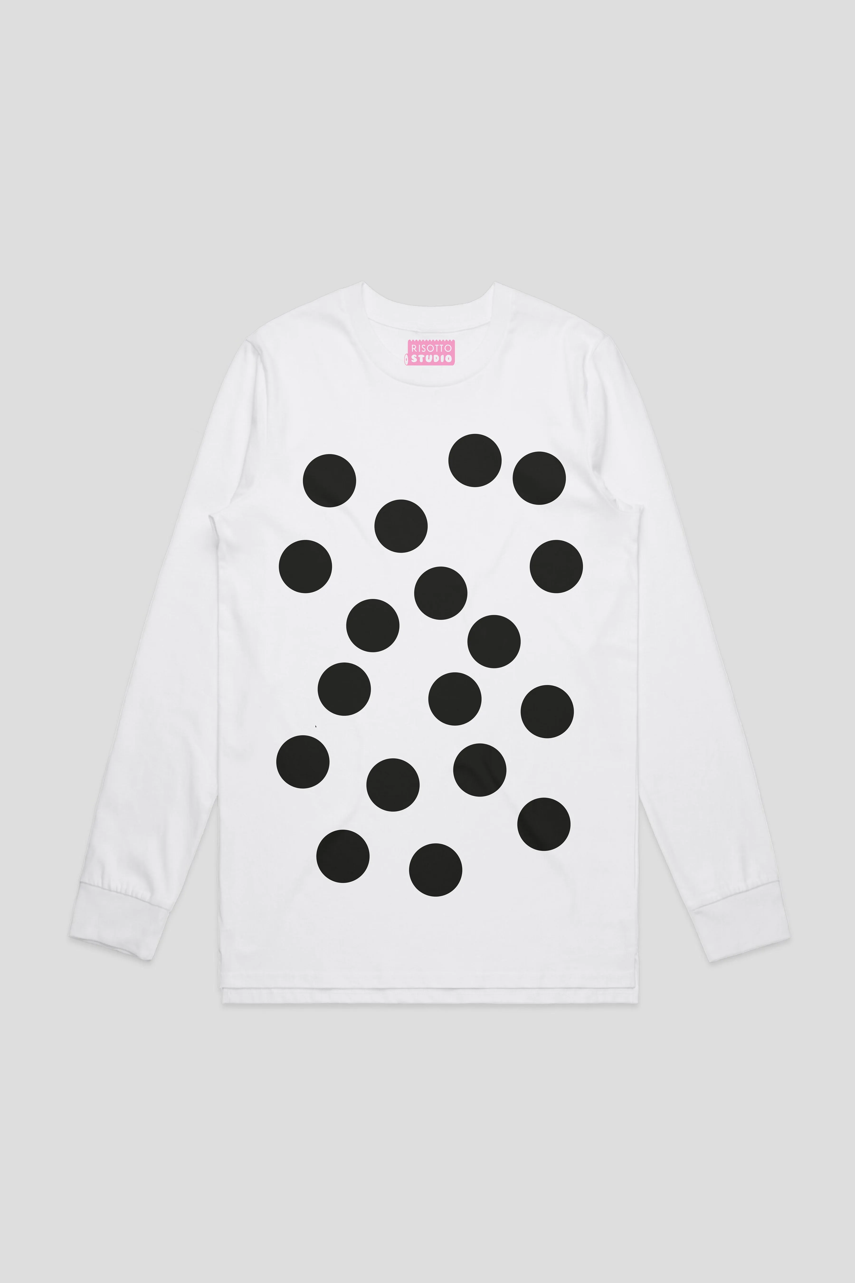 Polka - White Classic Long Sleeve Tee