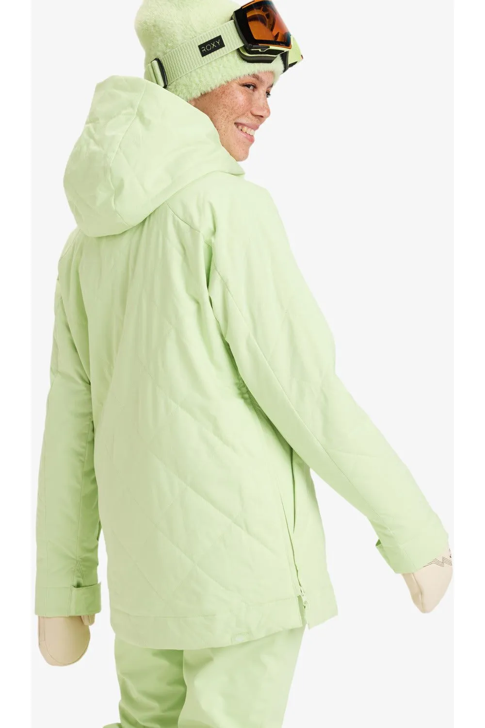 Roxy Radiant Lines Overhead Snow Jacket Butterfly