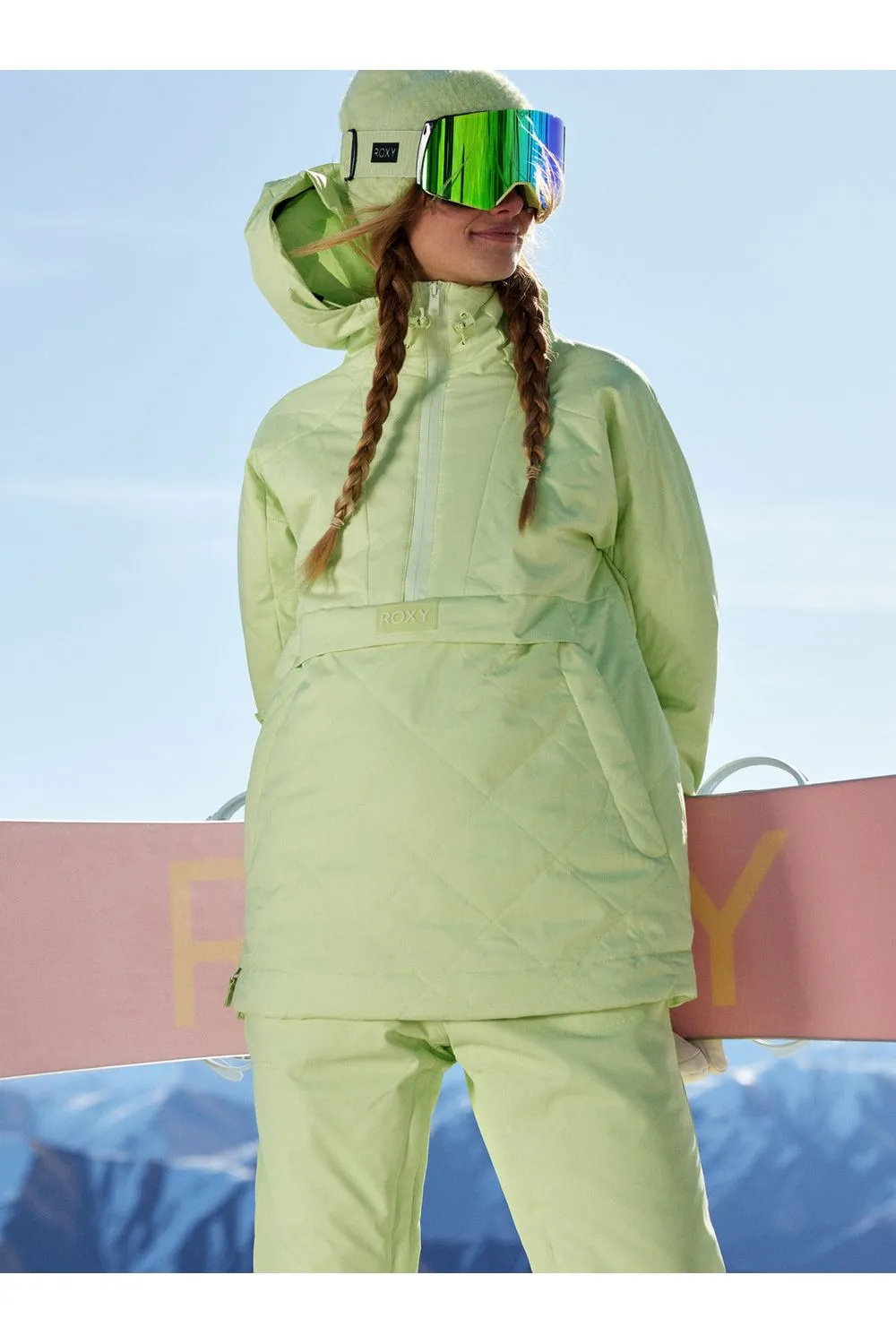 Roxy Radiant Lines Overhead Snow Jacket Butterfly