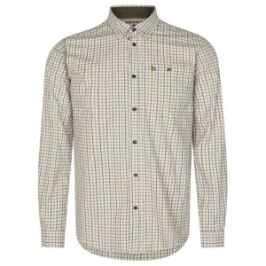 Seeland Oxford Mens Shooting Shirt - Classic Blue/Classic Brown Check