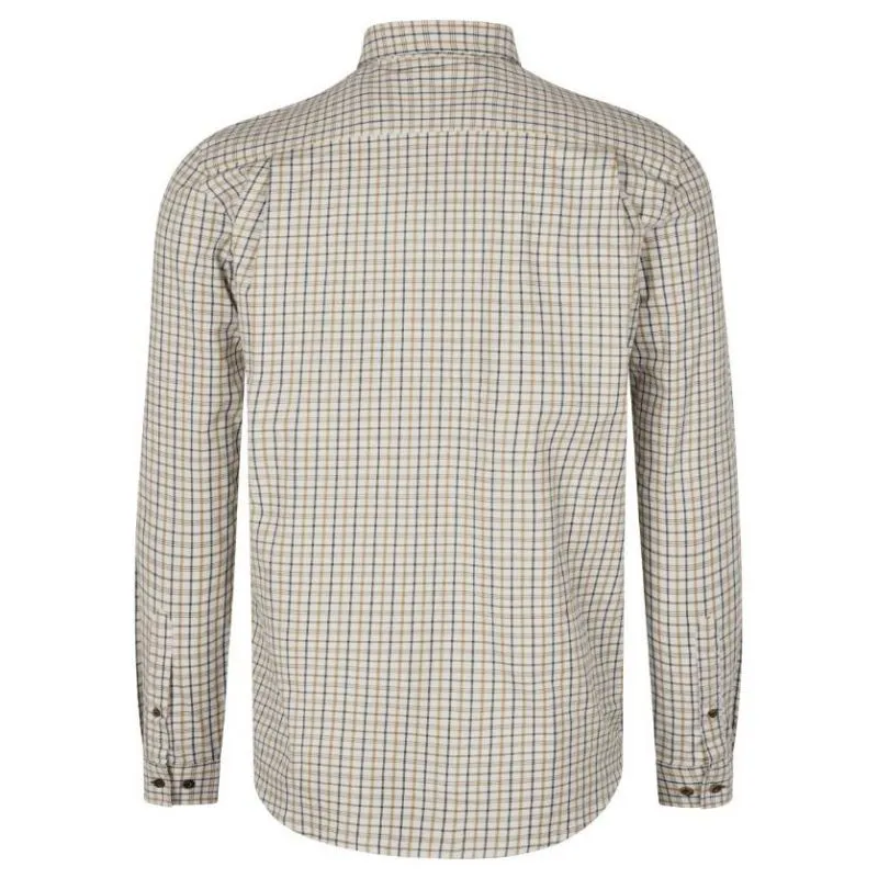 Seeland Oxford Mens Shooting Shirt - Classic Blue/Classic Brown Check