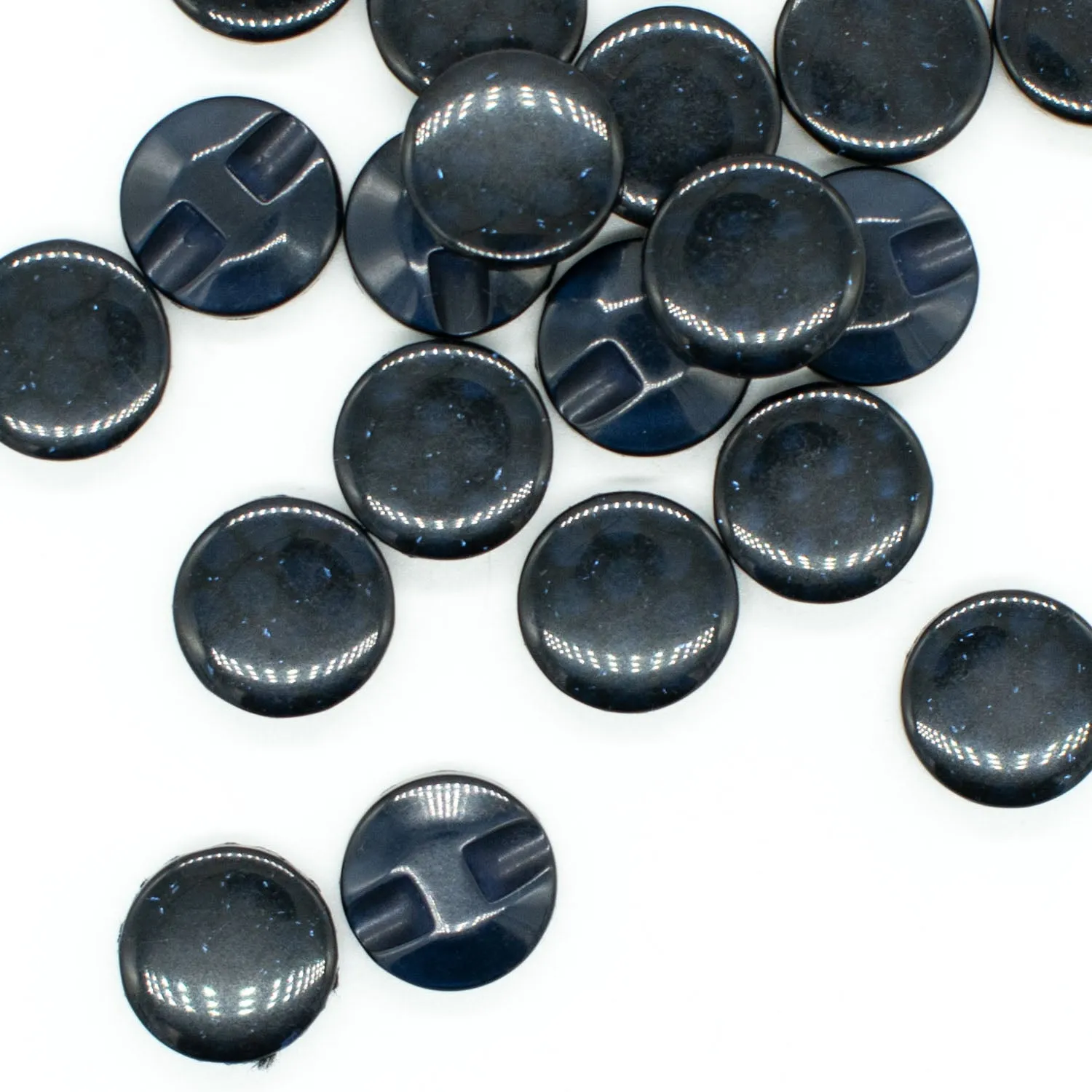 Shiny Sparkling Honeycomb Shank Button 15mm