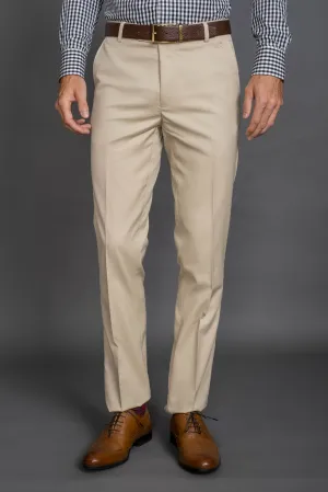 Slim Fit-Formal Trouser-Beige