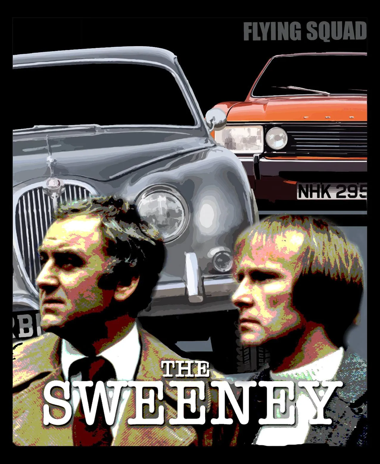 The Sweeney Flying Squad - Retro 70's Crime Drama - T-Shirt