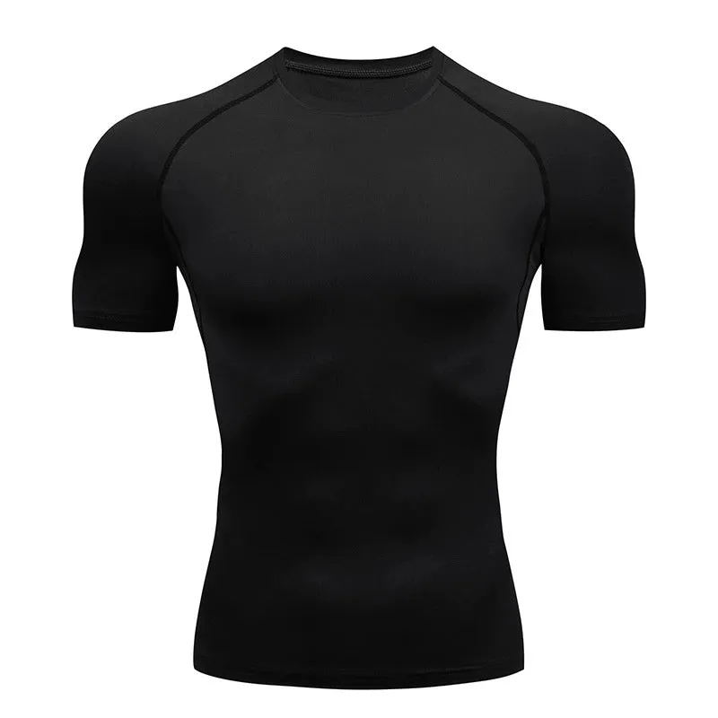 Tight Men's Breathable Base Clothing Sports T-shirt Short Sleeve