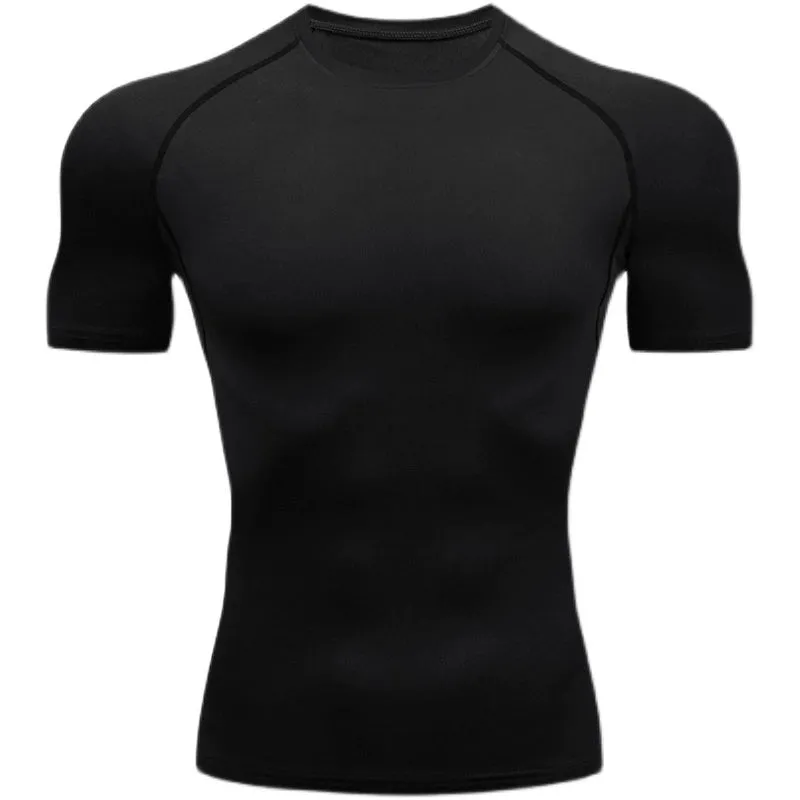 Tight Men's Breathable Base Clothing Sports T-shirt Short Sleeve