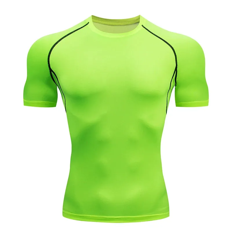 Tight Men's Breathable Base Clothing Sports T-shirt Short Sleeve