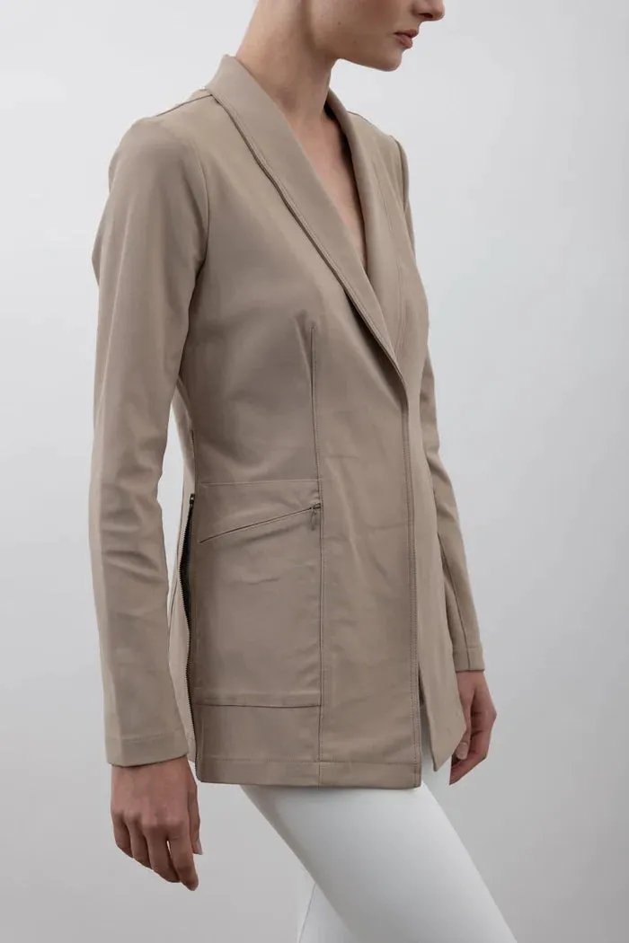 Valbella Tech Stretch Blazer - Desert