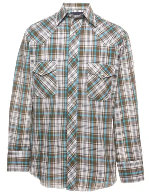 Wrangler Checked Western Shirt - S