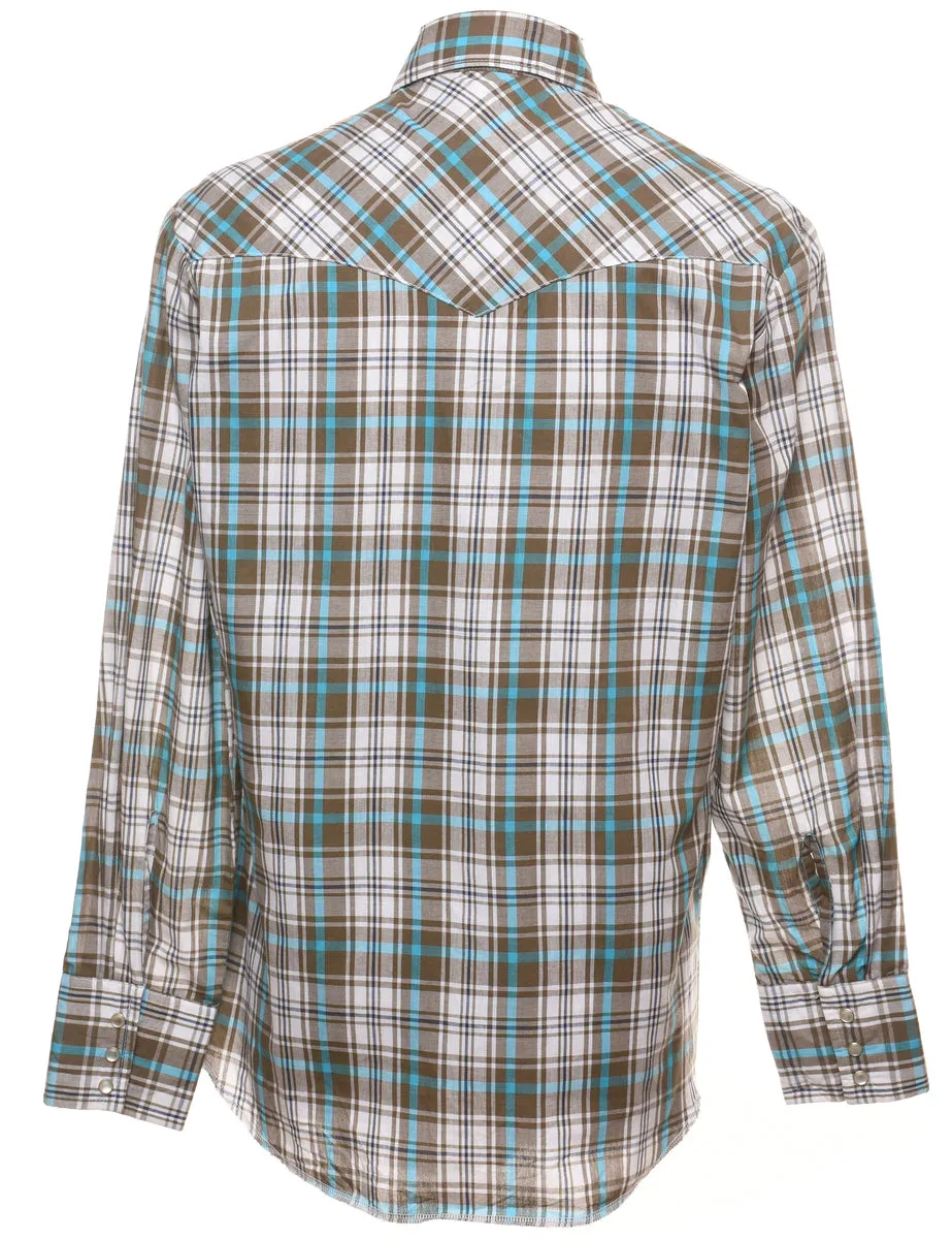 Wrangler Checked Western Shirt - S