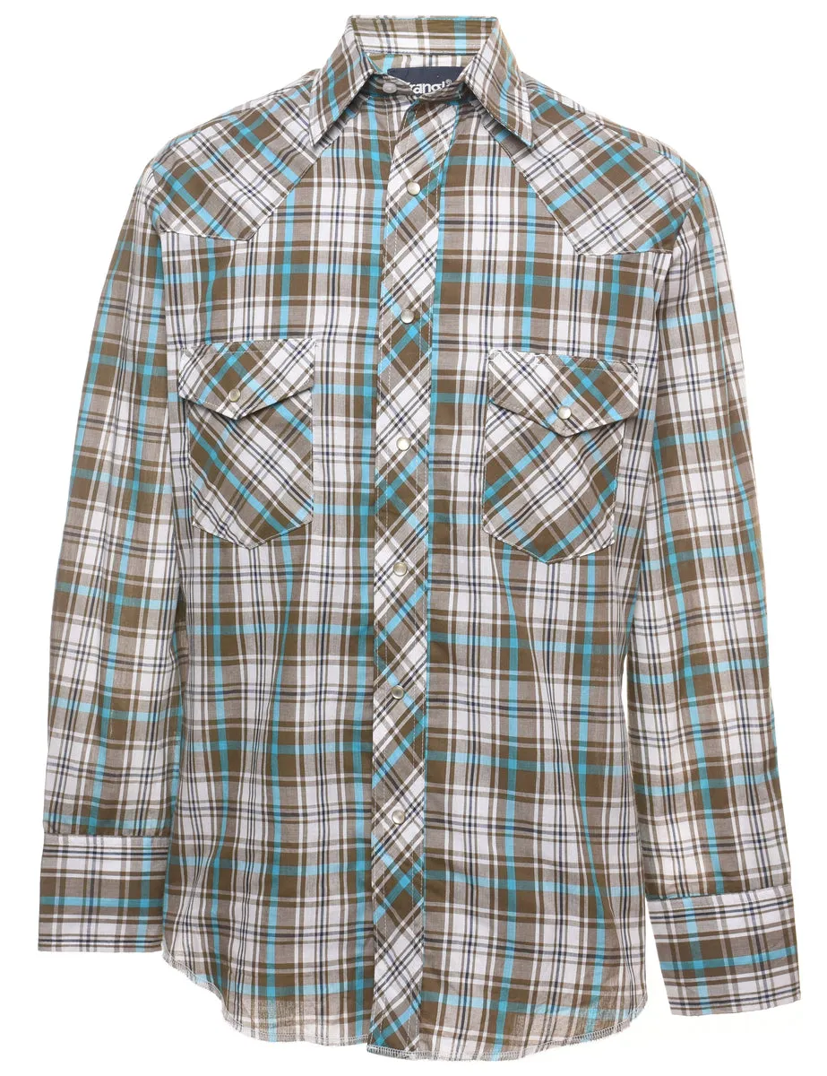 Wrangler Checked Western Shirt - S