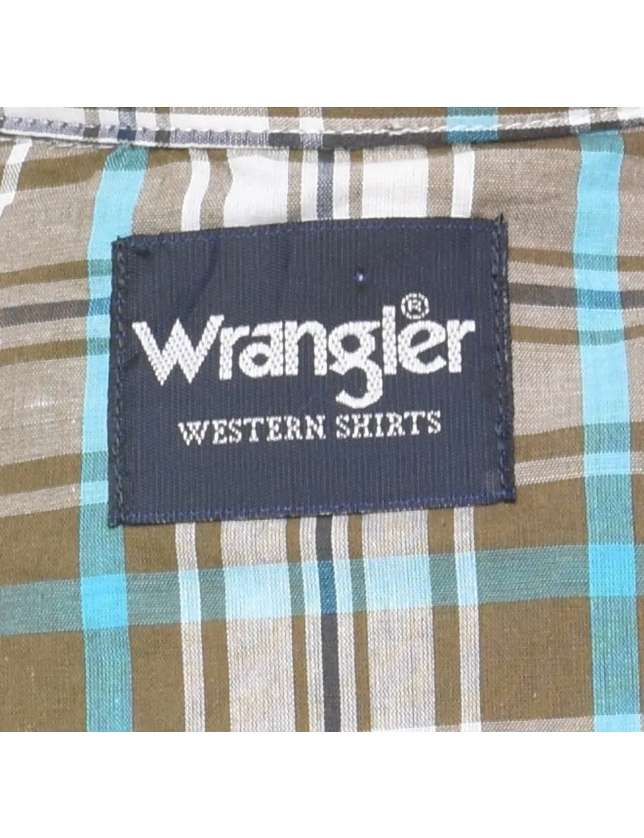 Wrangler Checked Western Shirt - S